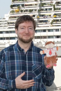 Mike with Flat Stanley